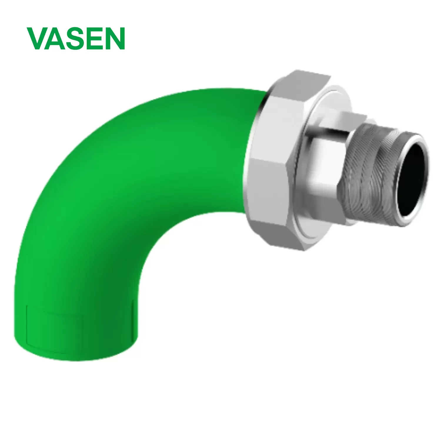 PPR Xanh Chếch Ren Ngoài